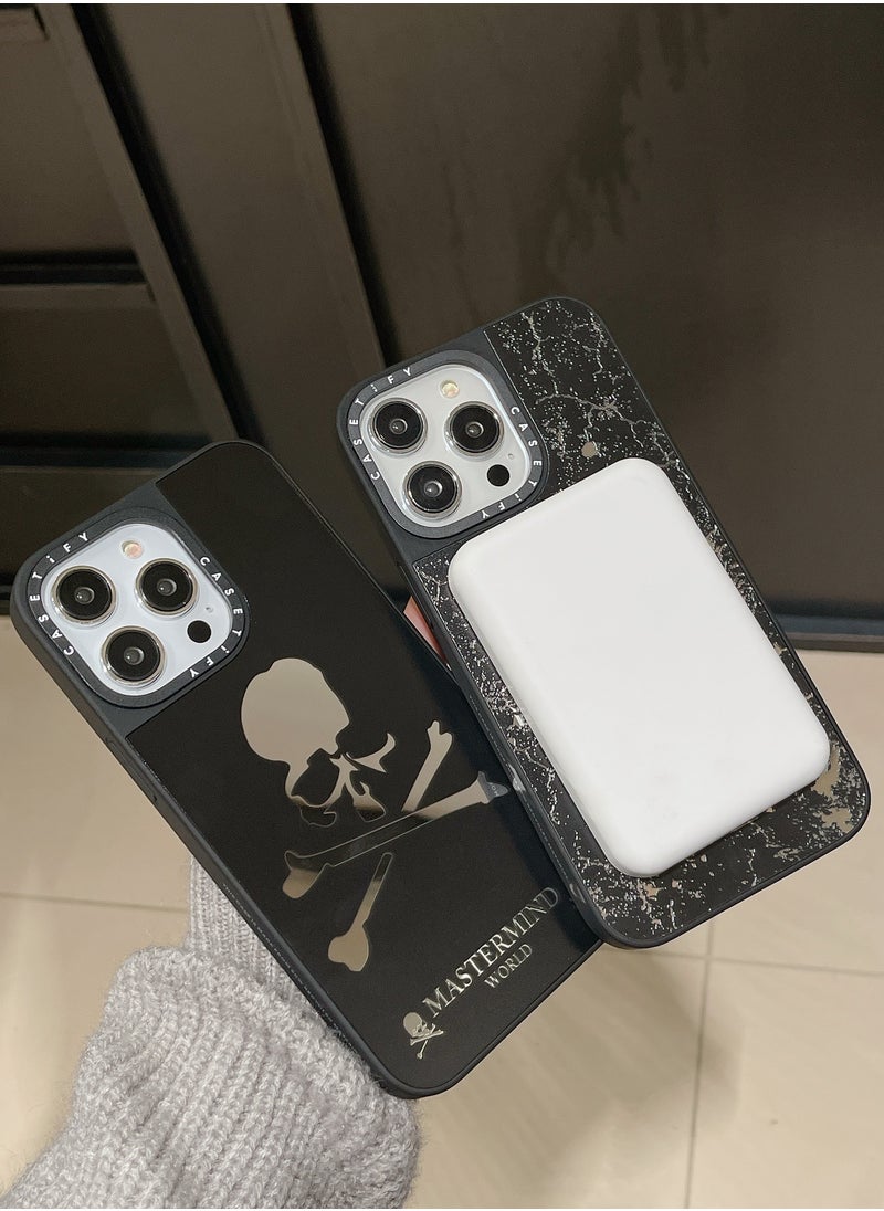Casetify - For Apple iPhone 13 Pro Max Case Skull Magnetic Adsorption Phone Cover - Mirror Face - Image 1