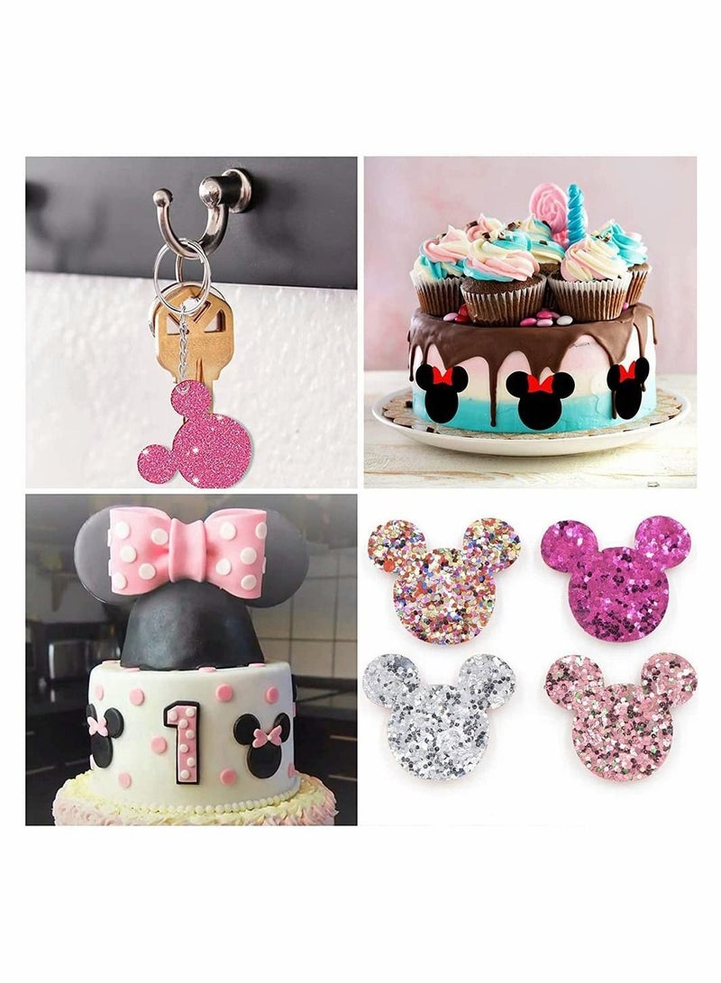 Y&D Cute Mouse Head Bow Silicone Mold for DIY Chocolate Candy Pudding Gum Paste Cupcake Cake Topper Decoration Desserts Jelly Shots Handmade Ice Cream Cube Crystal Soap Mould Fondant  - Image 5