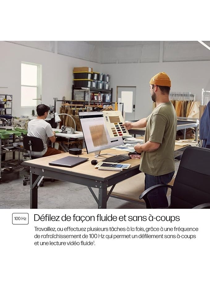 23.8 Inch Full HD IPS Monitor, 1920 × 1080 Display, 100Hz Refresh Rate, HDMI and VGA Connectivity for Work, Study and Entertainment - Image 5