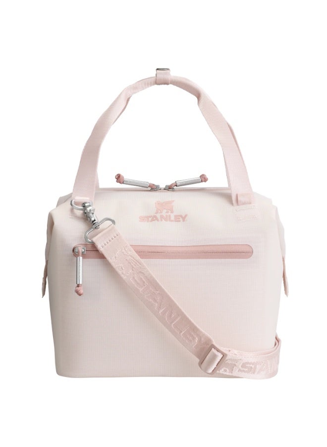 Stanley All Day Julienne Mini Cooler Bag & Insulated Lunch Tote | 7.4 QT (10 Can) Portable Soft Cooler with Leak-Proof Liner | Unique "Doctor's Bag" Hinge Top Design | Made from 100% Recycled Polyester | for Picnics, Hikes, Beach & Commute - Image 1