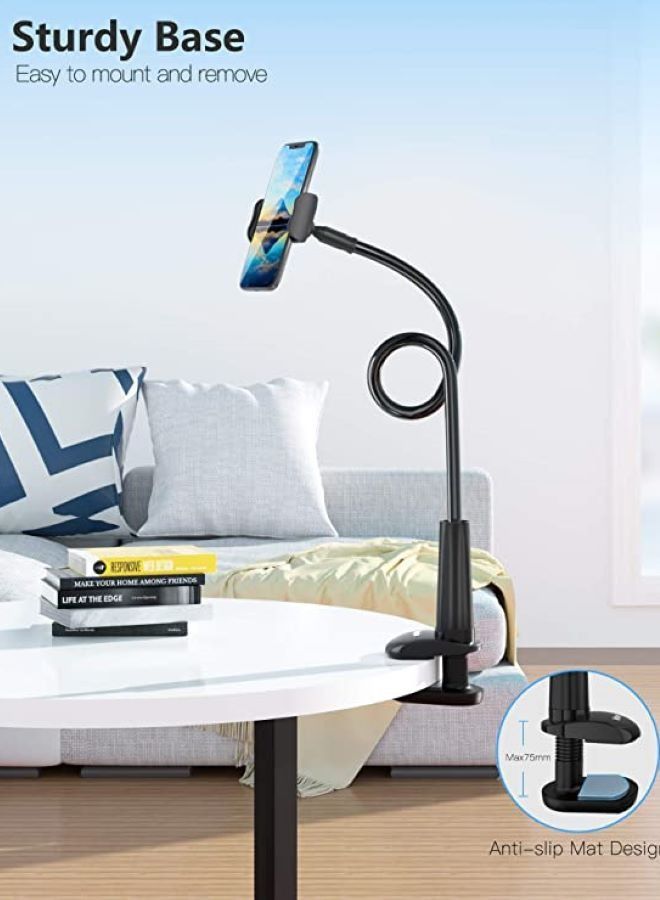Daiso Flexible Phone Holder And Mount Black  - Image 2