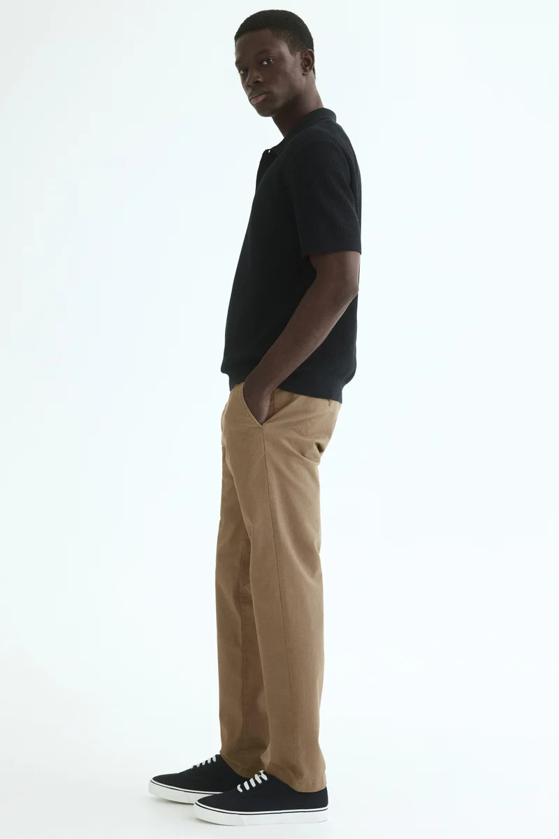 H&M  Slim Fit Cotton chinos for Men | Best Price UAE