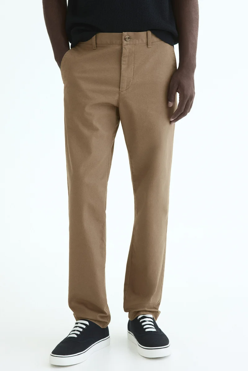 H&M  Slim Fit Cotton chinos for Men | Best Price UAE