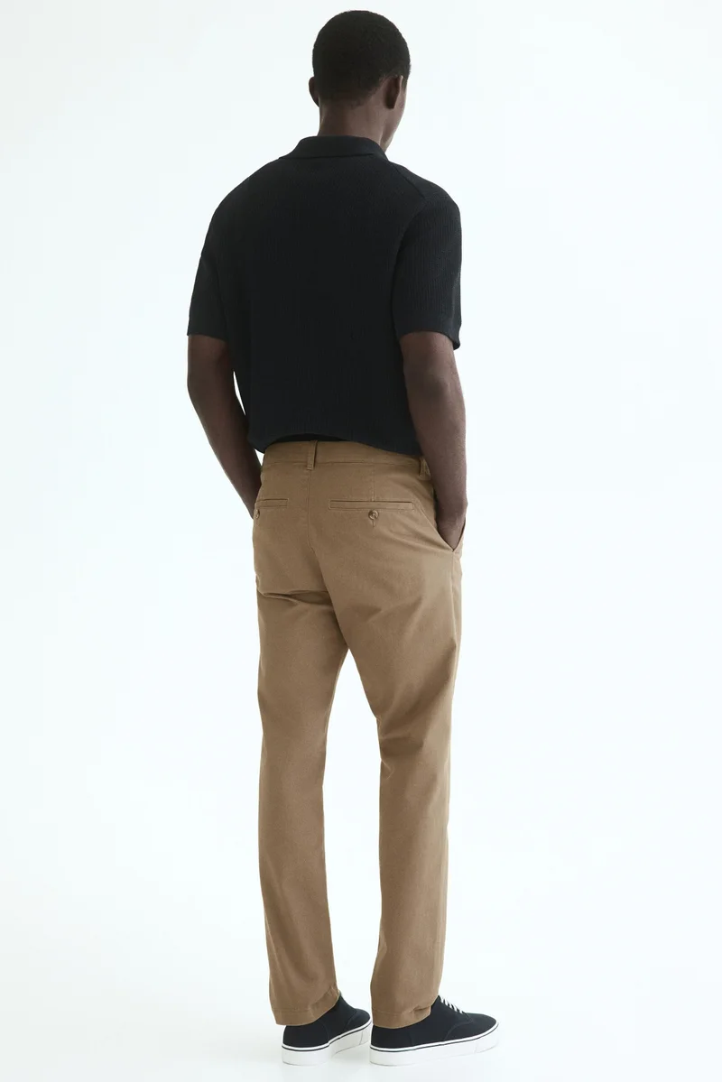 H&M  Slim Fit Cotton chinos for Men | Best Price UAE