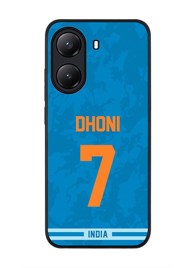 Stylizedd For Xiaomi Poco X7 Pro 5G Case,Slim fit Camera Protection, Shockproof Thin Phone cover  - India MS Dhoni, Jersey No 7 - Image 1