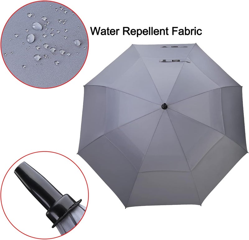 G4Free 47/54/62/68 Inch Golf Umbrella Auto Open Windproof Umbrella Double Canopy - Image 5