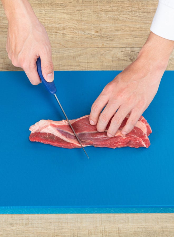 السنيدي سكين القصاب ستانلس ستيل، سكين مطبخ، ازرق، مقاس 13.5 سم - Image 2