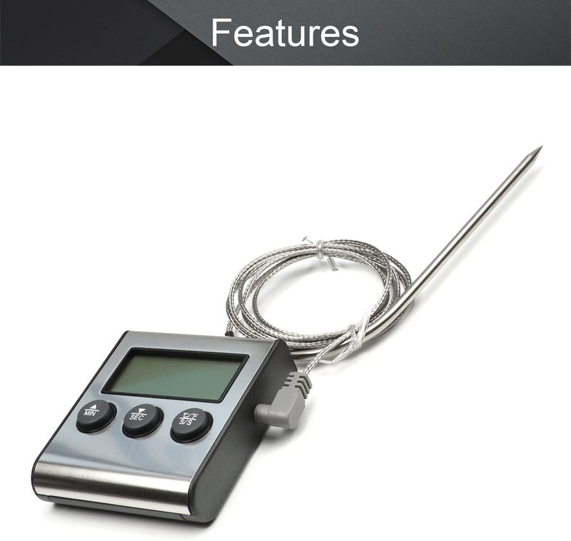 Othmro 1Pcs Digital Meat Thermometer Candy Cooking Thermometer, Instant Read Kitchen Cooking Thermometer for BBQ Grill, Oil, Milk, Bath Water, Deep Fry, Candle Temperature -50-300±1 ℃ - Image 4