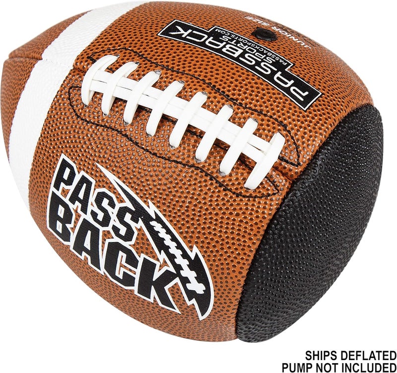 Passback Junior Composite Football, Ages 9-13, Youth Training Football, (Ships Deflated) - Image 4