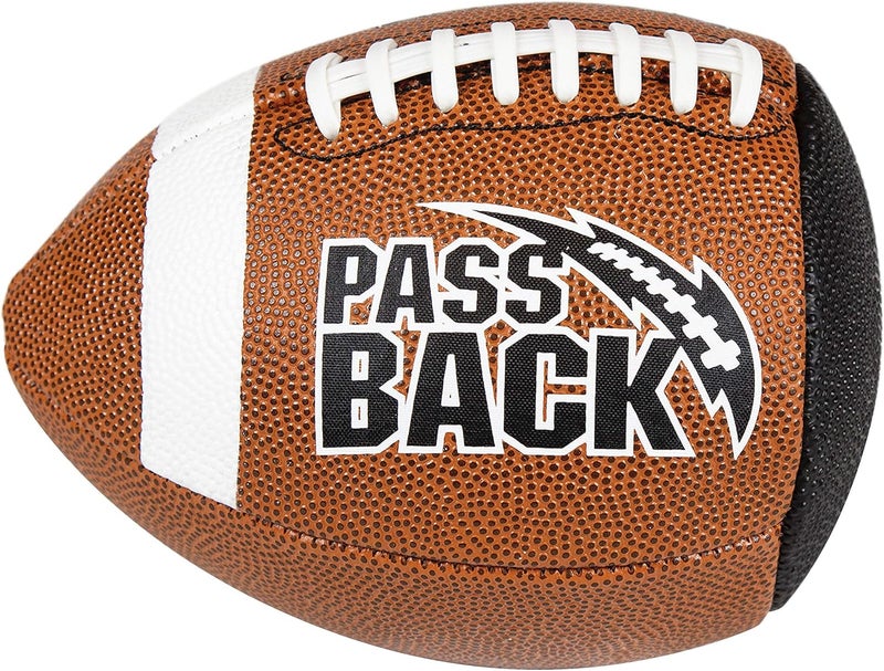 Passback Junior Composite Football, Ages 9-13, Youth Training Football, (Ships Deflated) - Image 1