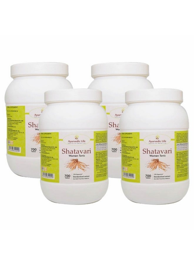 AL Ayurvedic Life Shatavari 700 Tablets Pack of 4 - Image 1