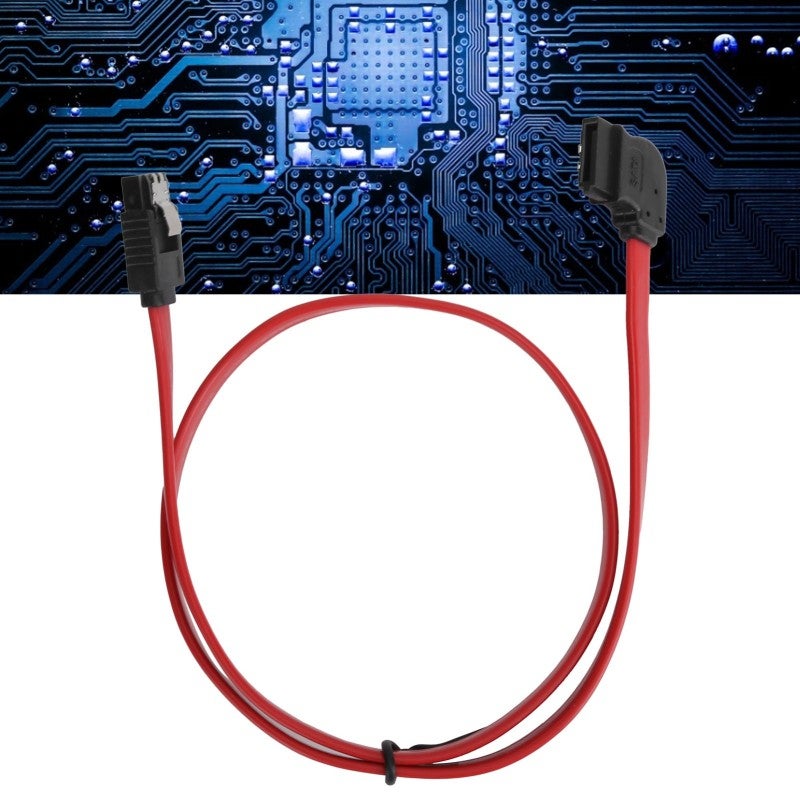 محول كابل بيانات واجهة SATA 3.0 - تصميم مع مقفل لاتصآل آمن، مصنوع من لقمة نحيفة نقية ونوع عالي الجودة من مادة البي في سي للأقراص الصلبة SATA والأجهزة الضوئية والأجهزة ذات الواجهة SATA - Image 1