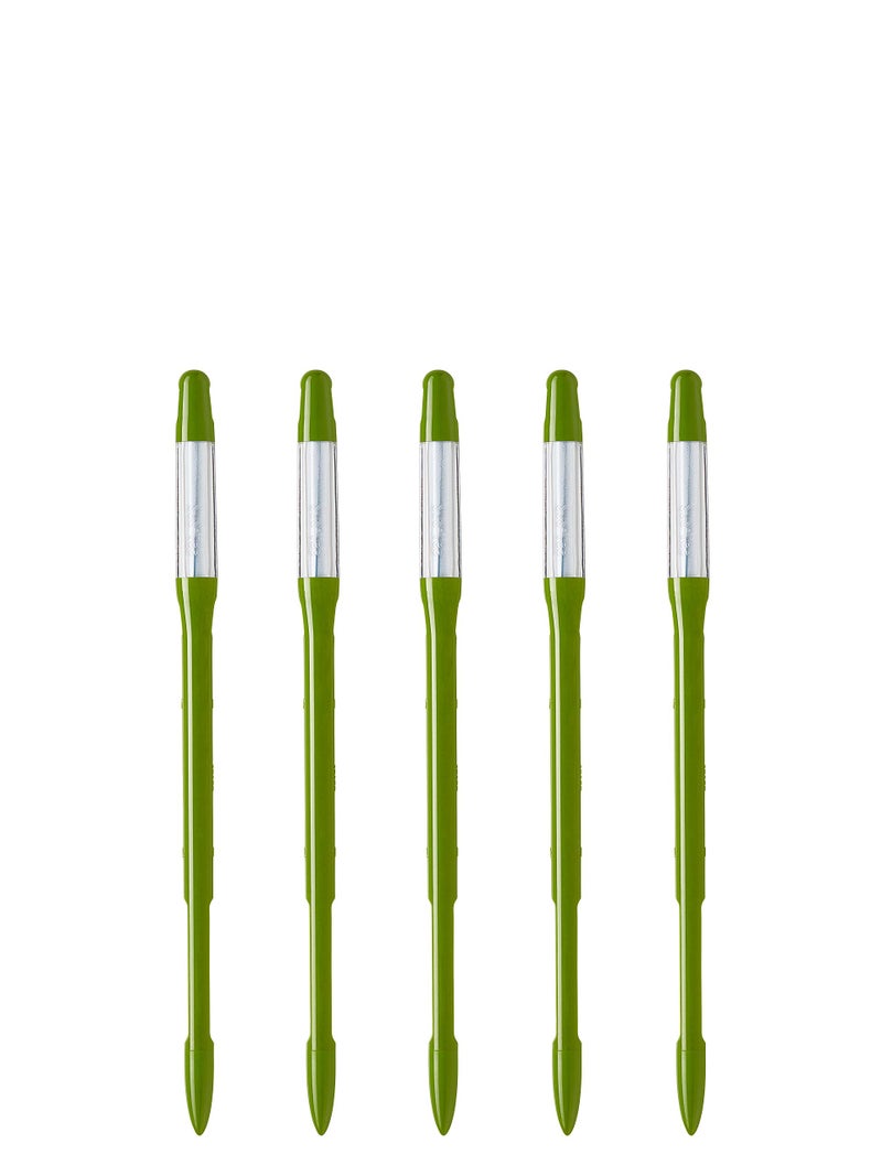 Sustee Aquameter, Set of 5, Plant Soil Moisture Sensor (Green, Medium) - Image 1