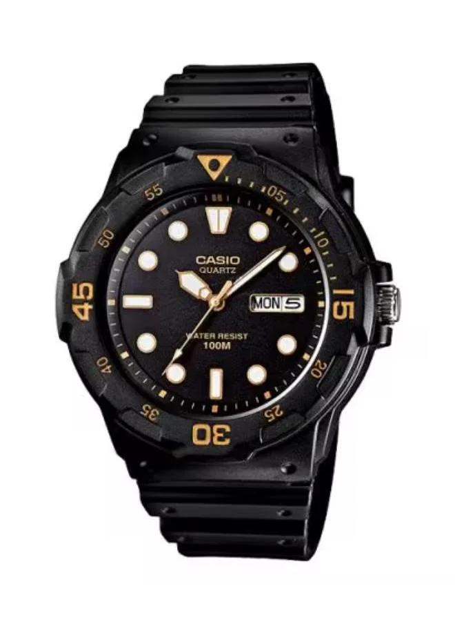 CASIO Men's Analog Display Watch With Black Resin Strap - MRW-200H-1EVDF