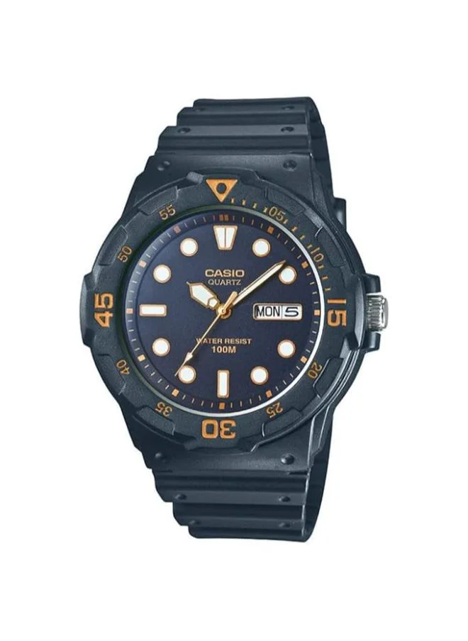 CASIO Men's Analog Display Watch With Black Resin Strap - MRW-200H-1EVDF