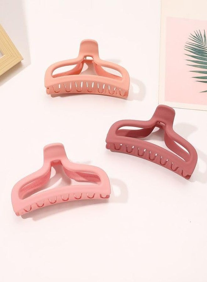 KLIVE Korean Hair Claw Clip - Elegant Colorful Design, Non-slip Jaw Clutch for All Hair Types, Plastic, Multicolour (2 PCS) - Image 2