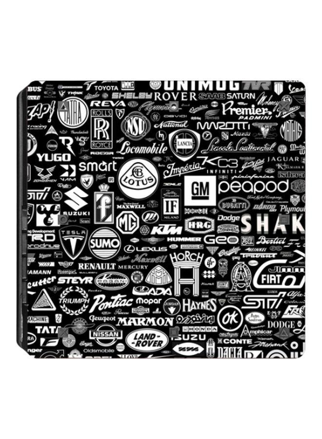 Y&D 4-Piece Printed Console And Controller Sticker For PlayStation 4 Slim - Image 2