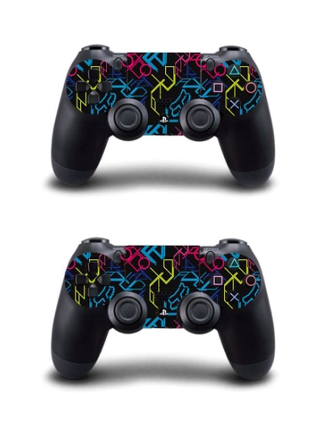 Y&D 4-Piece Printed Console And Controller Sticker For PlayStation 4 Slim - Image 3