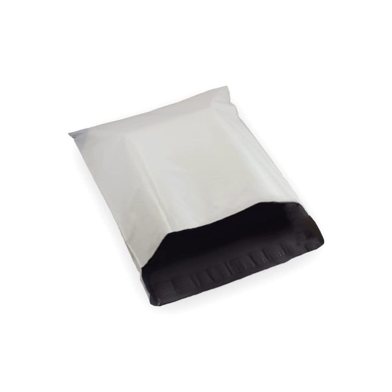 EcoSwift 10 EcoSwift 24 x 24 White Large Poly Mailers Size #9 Self Sealing Envelopes Plastic Shipping Mailing Bags 24x24 2.35 mil X-Large Size - Image 2