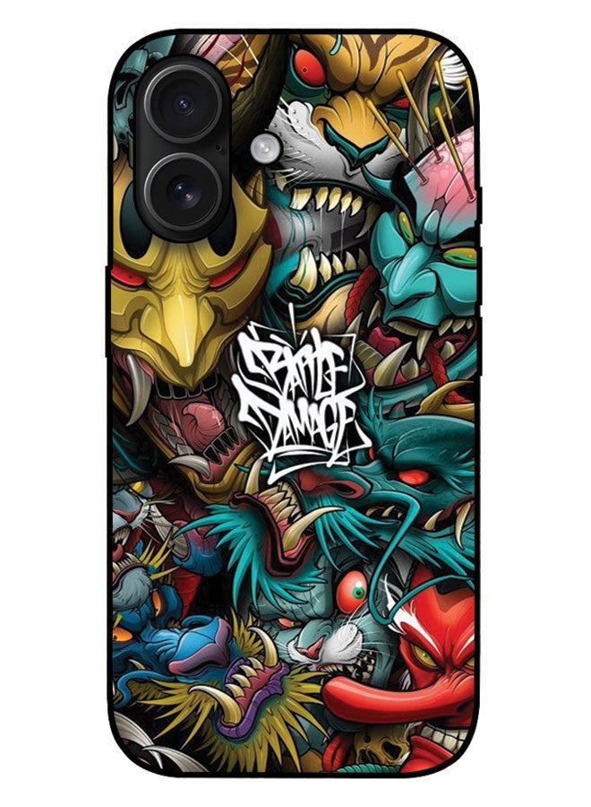 غطاء حماية مطبوع لهاتف Apple iPhone 17 - أضرار المعركة