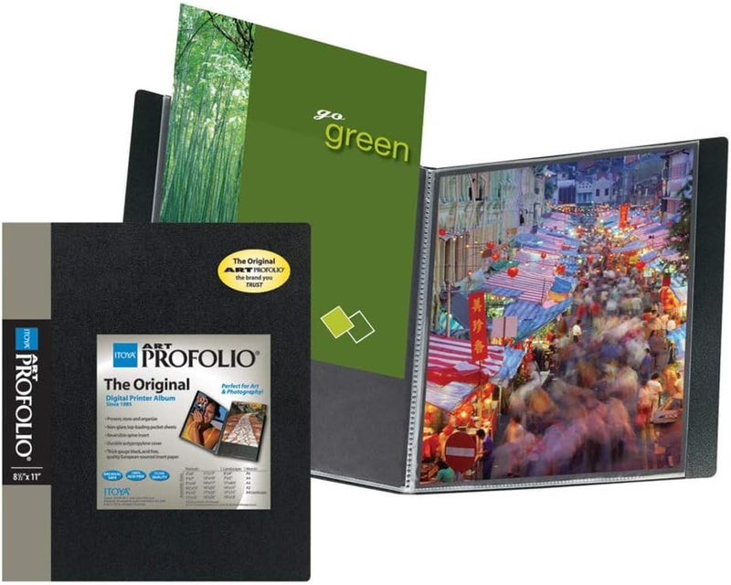 ITOYA Art Portfolio 5 x 7 inches Storage Display Book, 24 Sleeves for 48 Views - Image 2