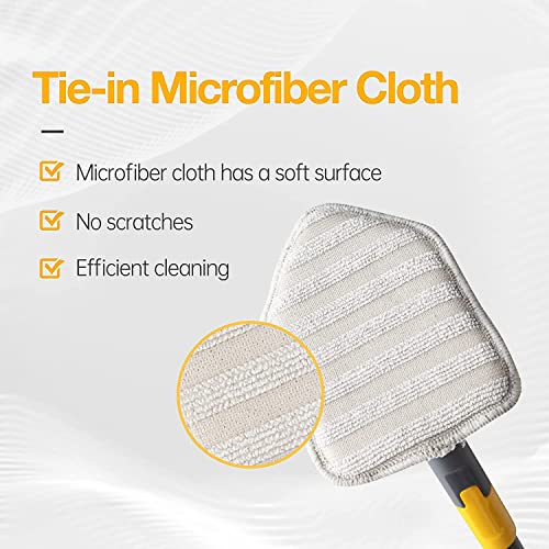 MinuteToCleanIt Microfiber Pad Refill for Extendable Bathroom Tile Scrubber Brush - Pack of 2X Microfiber Pad Refills - Image 2