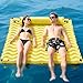Pafolo Inflatable Floating MatRaftDockPlatform Float with NonSlip Wave Pattern and Dual Headrest MultiPerson Water Floating for Pool Beach Lake River and Ocean Fun - Image 3