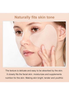 APPTI 5Pairs Golf Patches Outdoor Uv Protection Face Patch Golf Gel Facial Patches Hydrating Skin Care Sunscreen Patch Suitable For Outdoor Activities  - Image 3