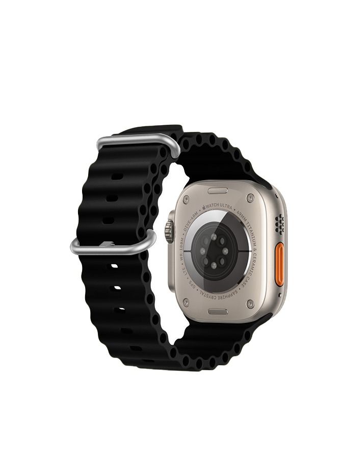 GULFLINK Adjustable Loop Sport Fluoroelastomer Breathable Watch Band for Apple Watch 42/44/45/49mm - Image 2