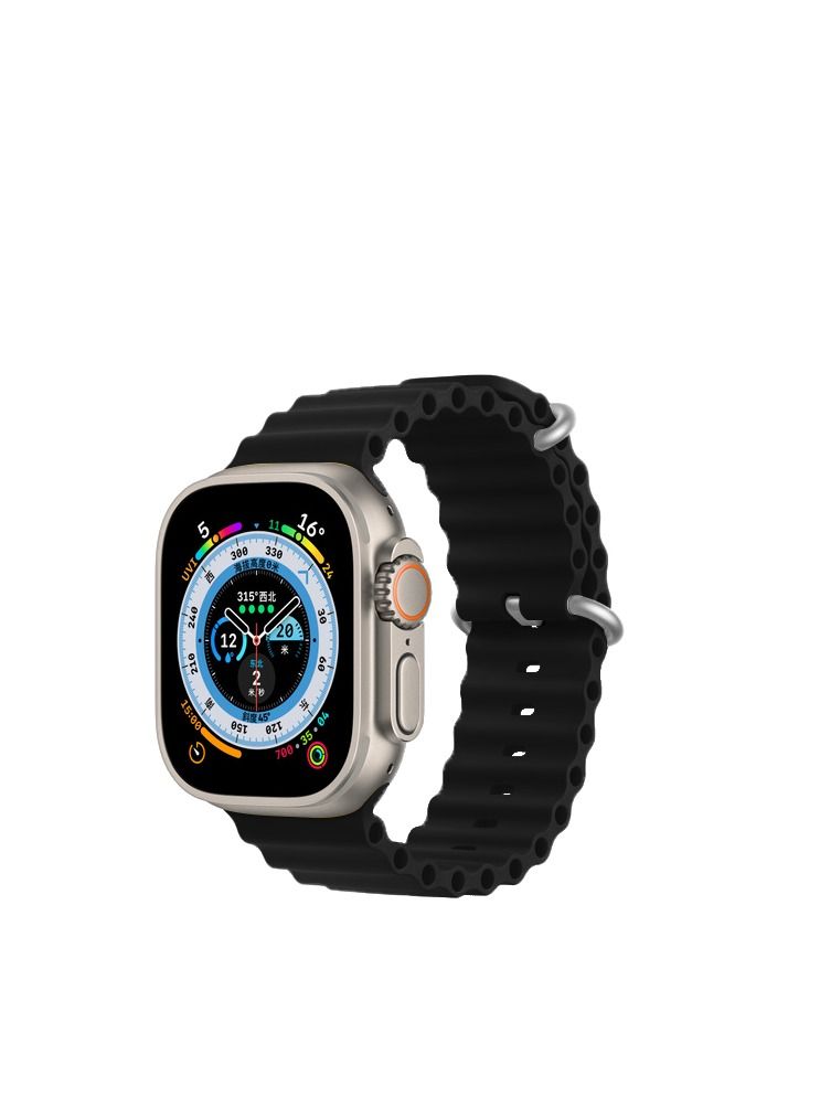 GULFLINK Adjustable Loop Sport Fluoroelastomer Breathable Watch Band for Apple Watch 42/44/45/49mm - Image 1