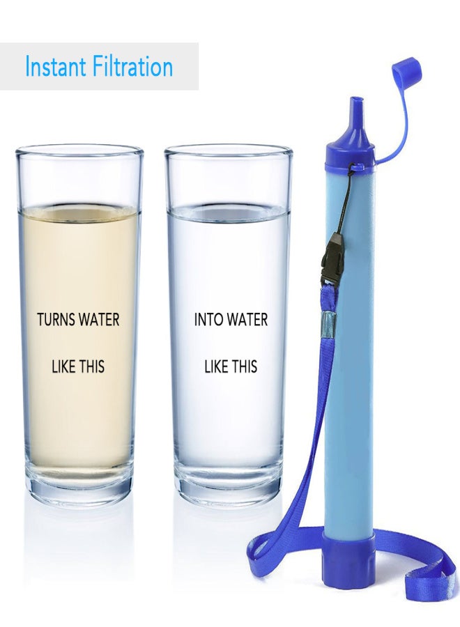 Outdoor Water Filter Straw System Water Purifier for Emergency Preparedness Camping Traveling Backpacking - Image 3