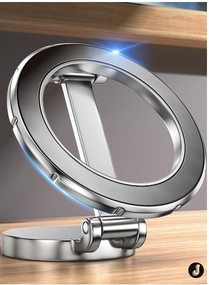 JAJEEK "MagSafe Car Mount with 360° Rotation for iPhone 15/14/13/12 Pro Max – Silver" - Image 1