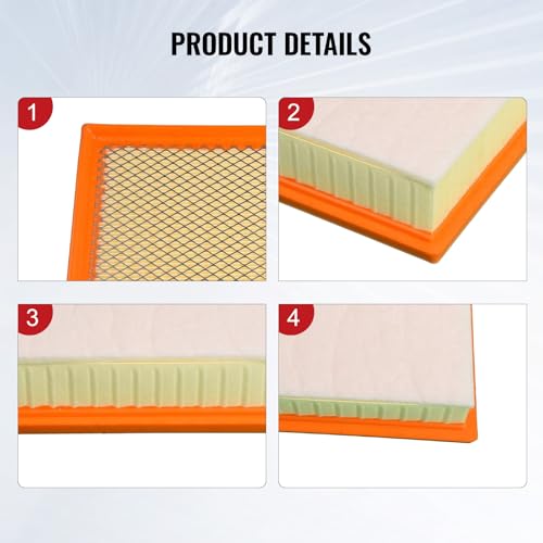 Bapmic 17801-0S020 Engine Air Filter Element for Toyota Tundra Sequoia Tacoma - Image 2