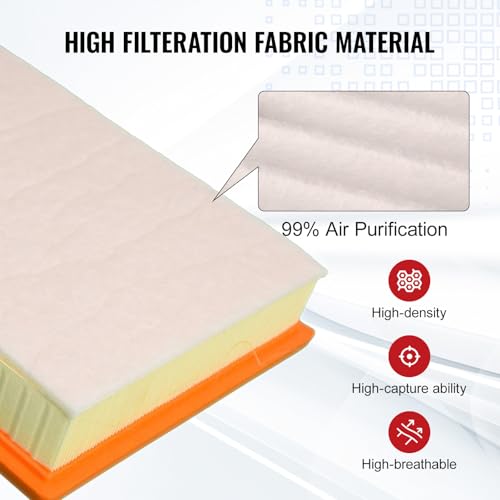 Bapmic 17801-0S020 Engine Air Filter Element for Toyota Tundra Sequoia Tacoma - Image 5