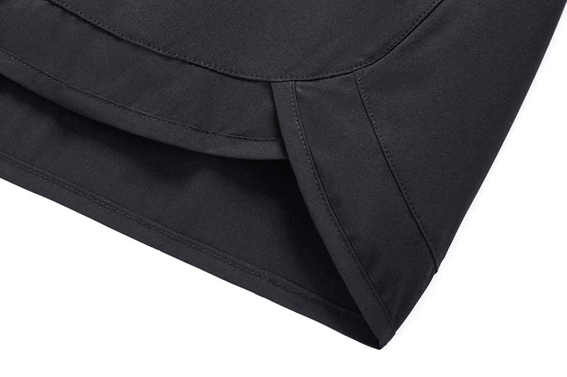 Tough Mode Womens 3" Lightweight Running WOD Volleyball Shorts Workout Mesh Liner Zip Pocket Black - Image 5