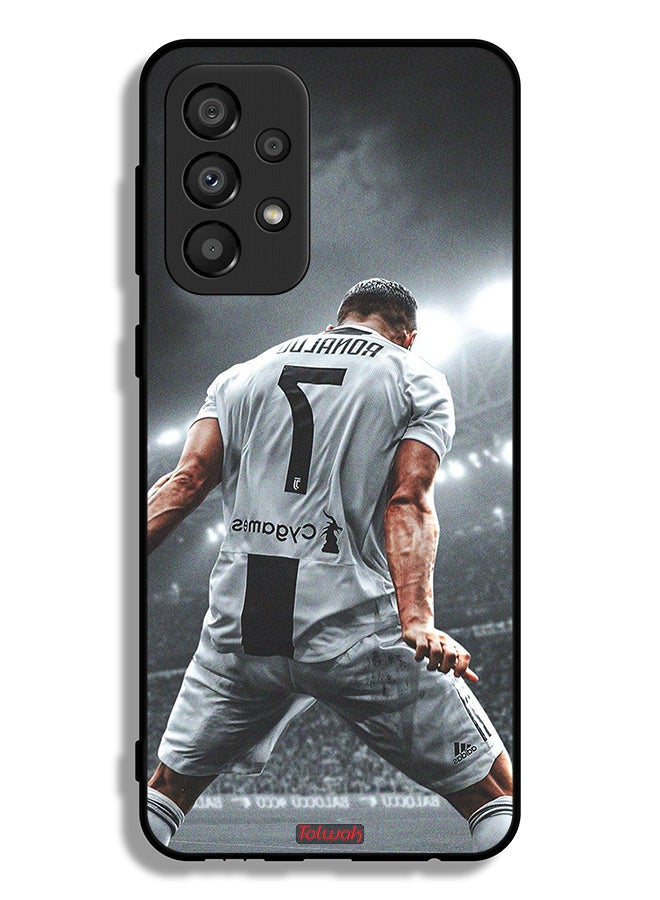 Tolwak Samsung Galaxy A33 5G Protective Case Cover Cristiano Ronaldo Celebration - Image 1