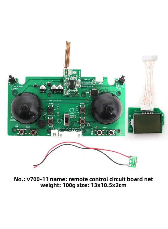 500m Nest Boat V700 Motor Bait Boat Bare Hull Steering Gear Accessories Set Remote Control Special Battery Charger-Color:V700-11 Remote Control Circuit Board  - Image 1