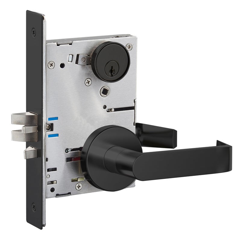 SUMBIN Office Commercial Door Locks Heavy Duty Grade 1 Lever Lock, Non-Handed, UL 3 Hour Fire Rated, ADA Compliant, Matt Bronze Finish (Office) - Image 4