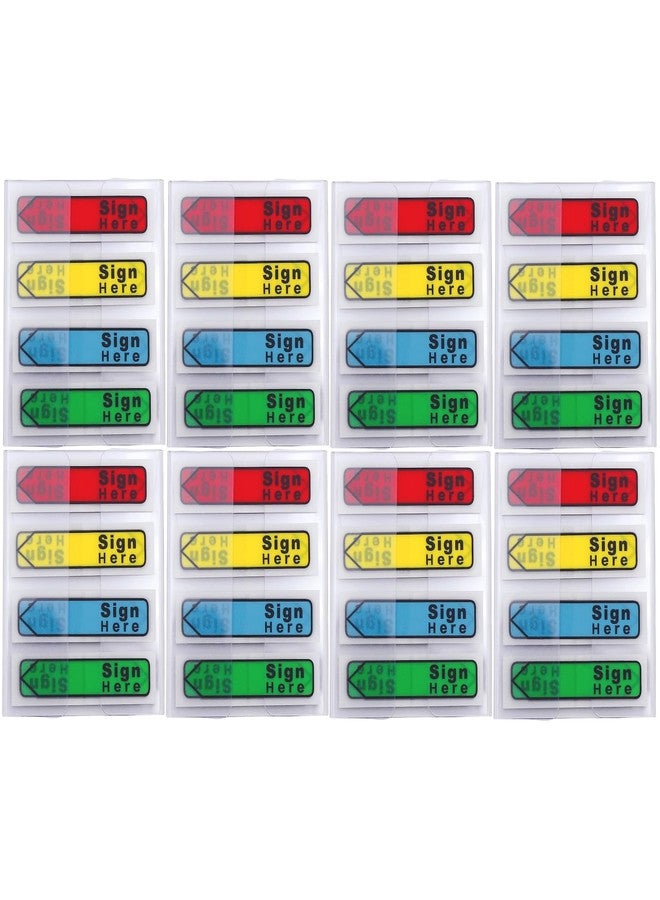 Andoca Sign Here Message Arrow Flags Assorted Colors, 640 Pages Total, 0.47 x 1.77 Inch Sticky Tabs, Easy to Post, 8 On-The-Go Dispensers/Combo Pack - Image 3