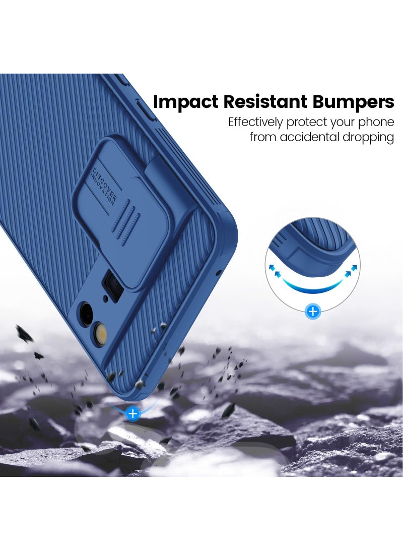 نيلكين Nillkin لهاتف Google Pixel 8 Pro 5G، إطار وسادة هوائية مقاوم للصدمات مقاس 6.7 بوصة من مادة TPU مع غطاء منزلق لحماية عدسة الكاميرا، غطاء خلفي للهاتف المحمول مضاد لبصمات الأصابع - Image 4