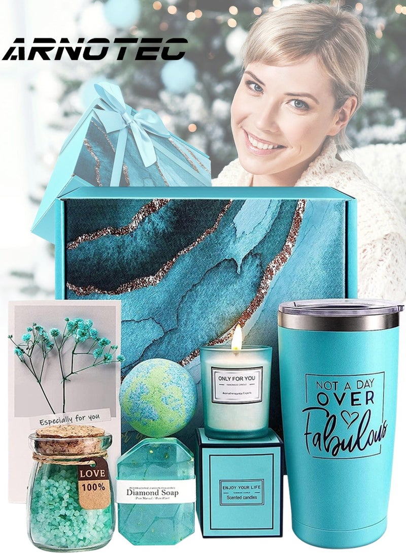 ARNOTEC Birthday Gifts for Women, Relaxing Spa Gift Basket Set, Unique Gift Ideas for Women, Gifts for Mom Sister Best Friend Wife, Coworker Teacher Nurse Gifts for Women  - Image 1