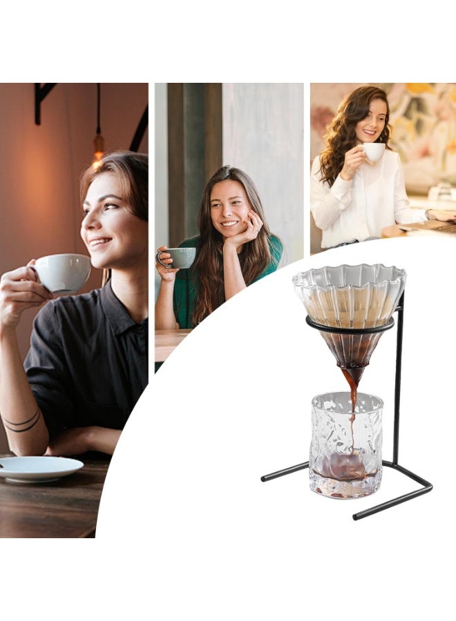 هومستر V60 Coffee Filter Dripper Holder Professional Hand Brew Drip Coffee Holder Tapered Pour Over Brewer Tool for Home, Cafe and Outdoors - Image 5