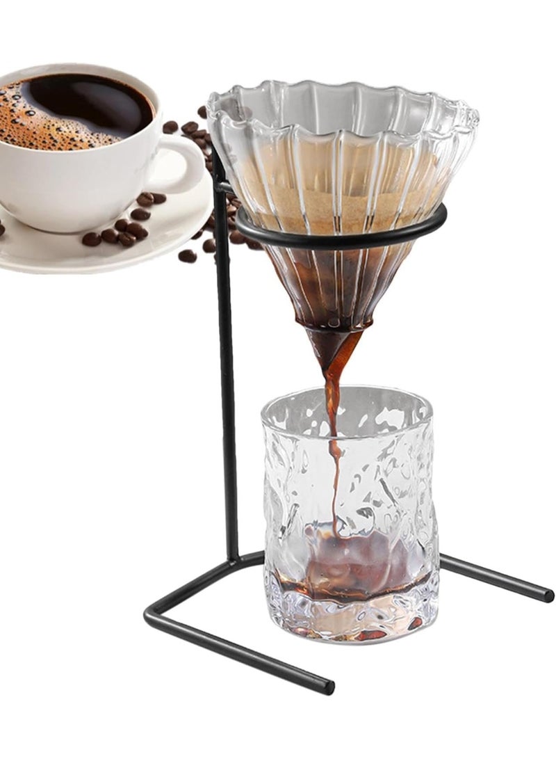 هومستر V60 Coffee Filter Dripper Holder Professional Hand Brew Drip Coffee Holder Tapered Pour Over Brewer Tool for Home, Cafe and Outdoors - Image 3