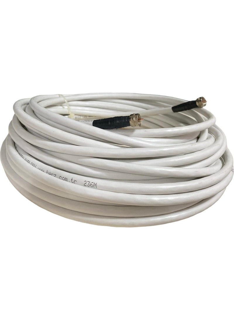 Yastech - 30 Meters 30 M Structured Satellite Dish Antenna Cable HD Broadcasting - Image 1