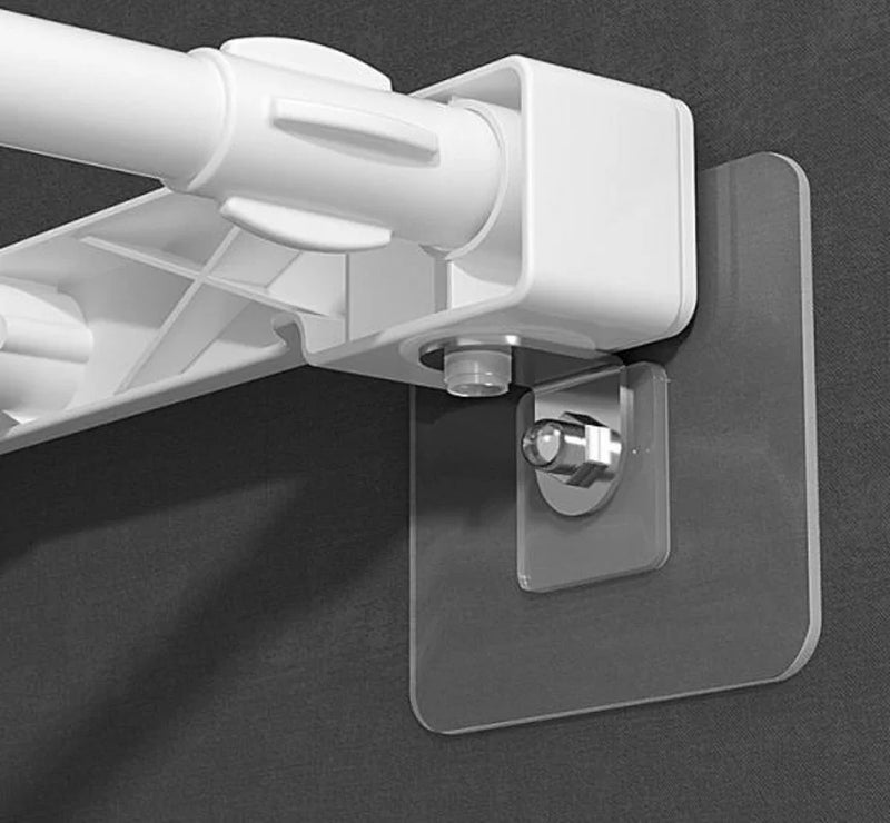2pcs Adhesive Shelf Support Hooks Drill-free Closet Cabinet Shoe Shelf Support Clips Heavy Duty Storage Partition Plate Holder - Image 5
