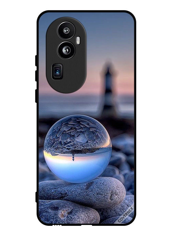 Covernex Protective Case Cover For Oppo Reno 10 Pro Plus Awesome Photography Of Nature In Round Glass - Image 1