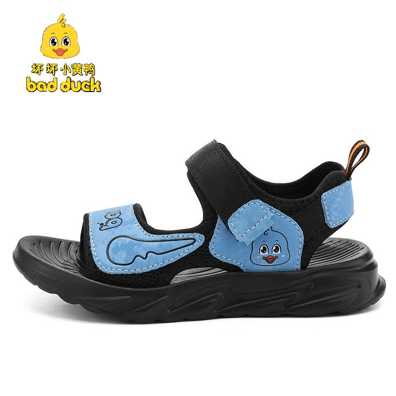 Little Yellow Duck Boys Sandals Children'S Sports Beach Shoes Medium And Large Children'S Soft Sole Boys Summer Sandals Trendy - Image 1