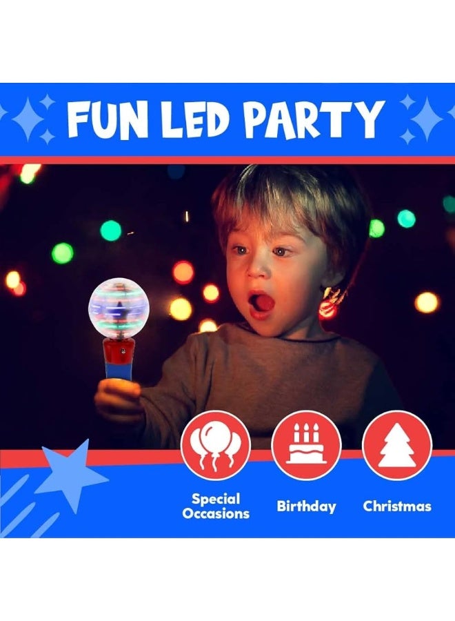 Toysery Spinning Light Up Toy Magic Wand for Kids LED Light Up Wand Toy for Boys and Girls Provides Thrilling Light Show Autism Sensory Toys - Image 2