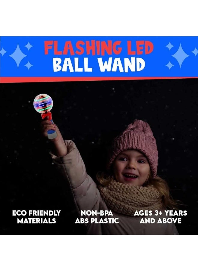 Toysery Spinning Light Up Toy Magic Wand for Kids LED Light Up Wand Toy for Boys and Girls Provides Thrilling Light Show Autism Sensory Toys - Image 3