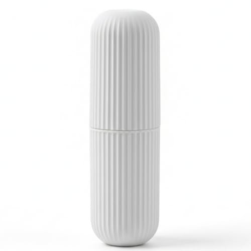 XML Toothbrush Toothpaste Holder Case Cover Container Portable Protective Plastic for Traveling, Camping, Bathroom,Home, School, Business Travel Accessories - Image 1